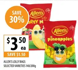 Supabarn Allen's lolly bags offer