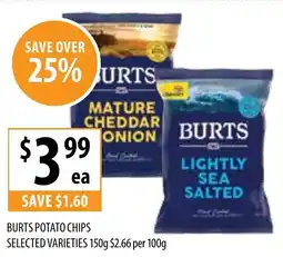 Supabarn Burts potato chips offer