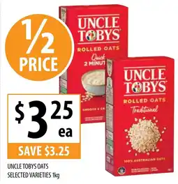 Supabarn Uncle tobys oats offer