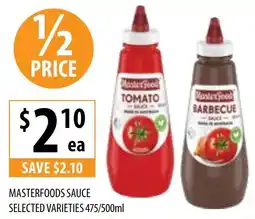 Supabarn Masterfoods sauce offer