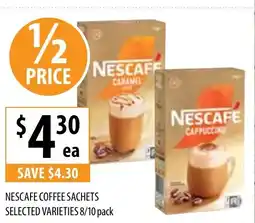 Supabarn Nescafe coffee sachets offer