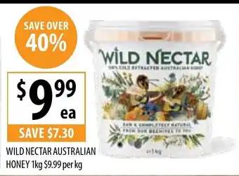 Supabarn Wild nectar australian honey offer