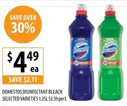 Supabarn Domestos disinfectant bleach offer