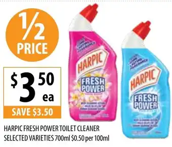 Supabarn Harpic fresh power toilet cleaner offer