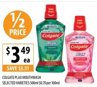 Supabarn Colgate plax mouthwash offer