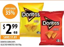 Supabarn Doritos corn chips offer