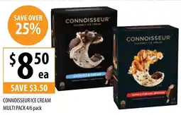 Supabarn CONNOISSEUR ICE CREAM MULTI CONNOISSEUR ICE CREAM MULTI PACK 4/6 pack offer