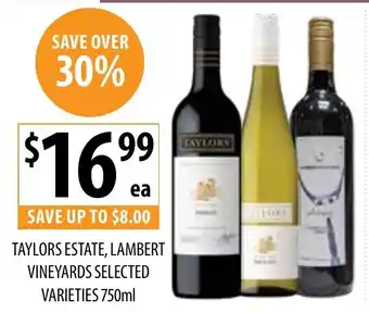 Supabarn Taylors estate, lambert vineyards offer