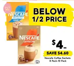 Drakes Nescafe Coffee Sachets offer