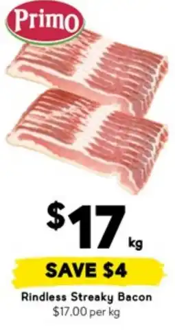 Drakes Rindless Streaky Bacon offer