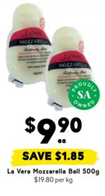 Drakes La Vera Mozzarella Ball offer