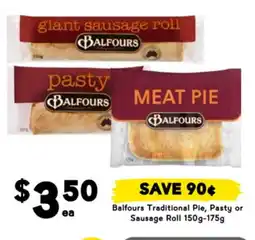 Drakes Balfours Traditional Pie, Pasty or Sausage Roll offer