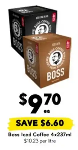 Drakes Boss Iced Coffee offer