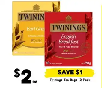 Drakes Twinings Tea Bags 10 Pack offer