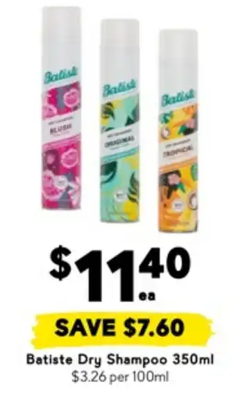 Drakes Batiste Dry Shampoo offer