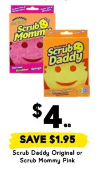 Drakes Scrub Daddy Original or Scrub Mommy Pink offer