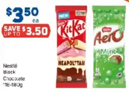 Foodland Nestlé Block Chocolate offer