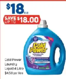 Foodland Cold Power Laundry Liquid offer