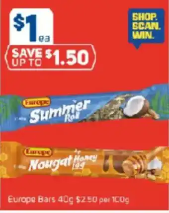 Foodland Europe Bars 40g offer