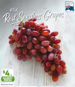 Foodland Red Seed.ess Grapes offer