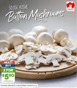 Foodland Mushrooms White Button or Sliced Punnet offer