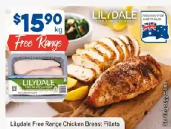 Foodland Lilydale Free Range Chicken Breast Fillets offer