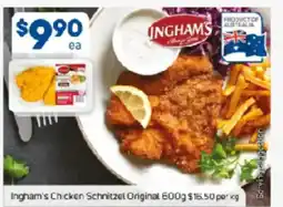 Foodland Ingham's Chicken Schnitzel Original offer