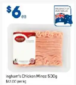 Foodland Ingham's Chicken Mincc 500g offer