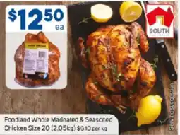 Foodland Foodland Whole Marinated & Seascried Chicken offer