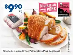 Foodland South Australian O'Brien's Boneless Pork Leg Roast offer