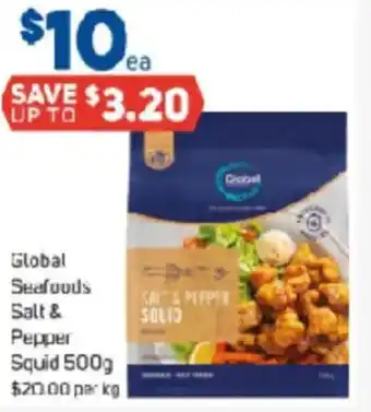 Foodland Global Seafoods Salt & Pepper Squid 500g offer