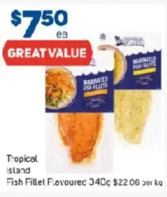 Foodland Tropical Island Fish Fillet Flavoured offer