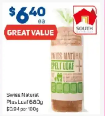 Foodland Swiss Natural Plus Loaf offer