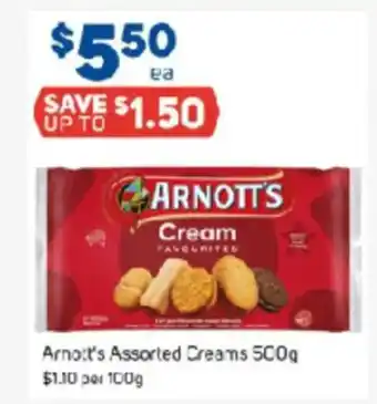 Foodland Arnott's Assorted Creams offer