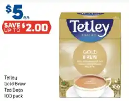 Foodland Tetley Gold Brew Tea Bags offer