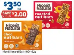 Foodland Nice & Natural Bars 180-192g offer