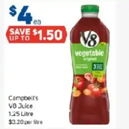 Foodland Campbell's V8 Juice offer