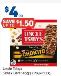 Foodland Uncle Tobys Snack Bars offer