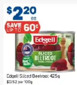 Foodland Edgell Sliced Beetroot offer