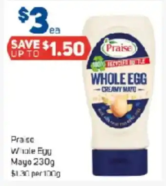 Foodland Whole Egg Mayo offer