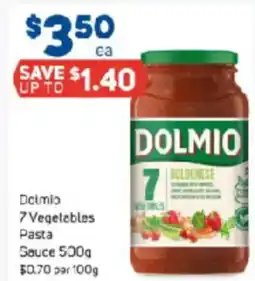 Foodland Dolmio 7 Vegetables Pasta Sauce offer