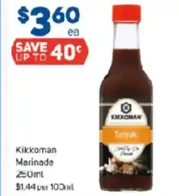 Foodland Kikkoman Marinade offer