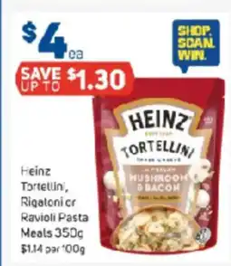 Foodland Heinz Tortellini, Rigatoni cr Ravioli Pasta Meals offer