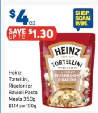 Foodland Heinz Tortellini, Rigatoni cr Ravioli Pasta Meals offer