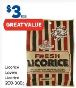 Foodland Licorice Lovers Licorice offer