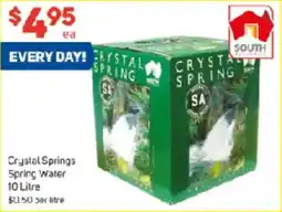 Foodland Crystal Springs Spring Water offer