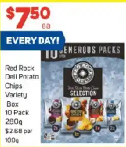 Foodland Red Rock Deli Potato Chips Variety Box offer