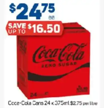 Foodland Coca-Cola Cans 24 x 375ml offer