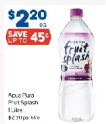 Foodland Aqua Pura Fruit Splash offer