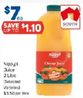 Foodland Nippy's Juice offer